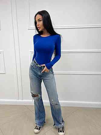 Жіночий базовий лонгслів із мікродайвінгу Електрик Одеса