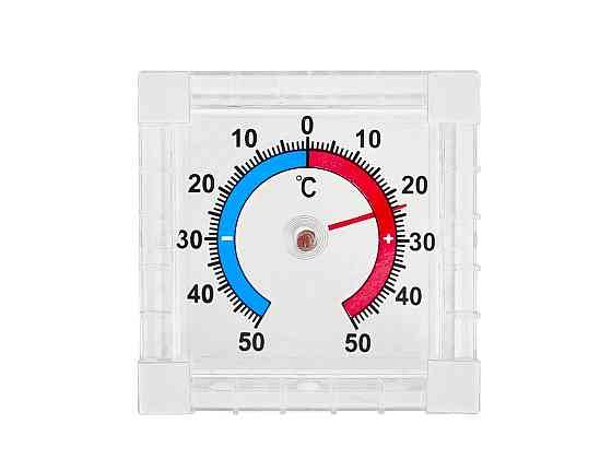 Термометр віконний "Keltin"  75x75 мм cамоклеючий Стрый