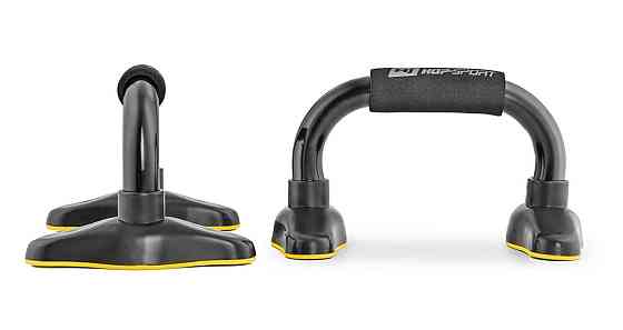 Упоры для отжиманий металлические HS-M020PU черно-желтые Киев