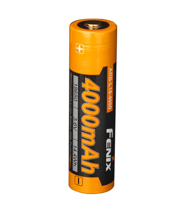 Аккумулятор 18650 Fenix 4000mAh 3.6V (Черно-желтый) Киев - изображение 1