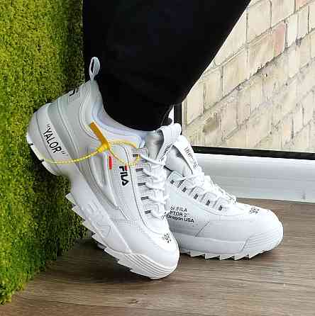 Мужские Кроссовки FILA Disruptor Белые Фила (размеры: 40) Видео Обзор Днепр