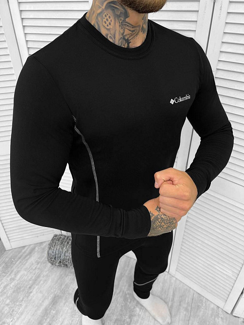 Термобілизна чоловіча Columbia чорна флісова військова термобілизна зимова чоловіча термобілизна   WAR Львів - фото 3