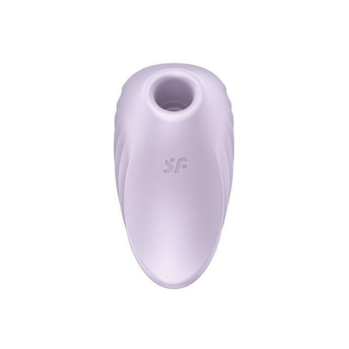Вакуумний кліторальний стимулятор із вібрацією Satisfyer Pearl Diver Violet Sex Aura Київ - фото 4
