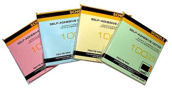 Папір для нотаток 76*76 100л кольоровий 