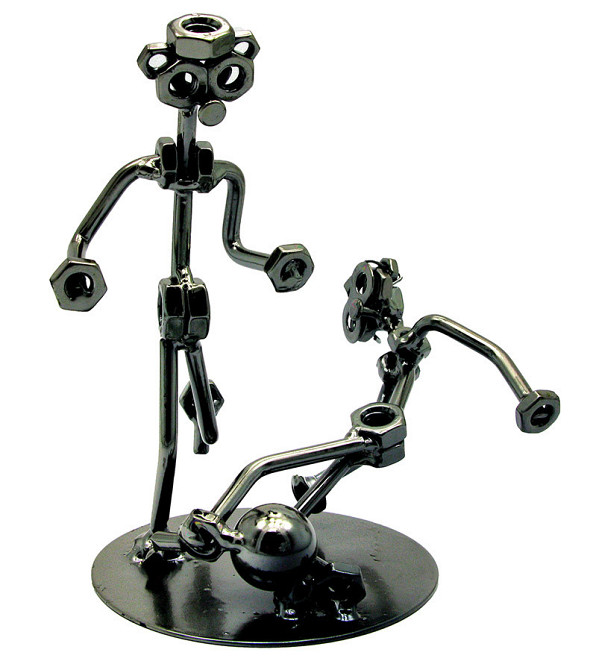 Статуэтка Футболисты техно-арт Киев - изображение 1