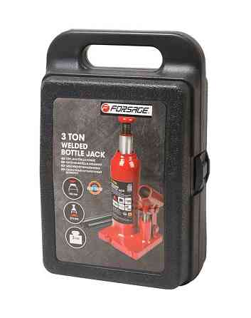 Домкрат 2т (180-333мм) пляшковий гідравлічний з клапаном в кейсі Одеса