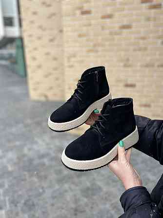 Черевики жіночі G.S.V. 1066A чорні (зима, замша натуральна) (5326) 37р.38р.39р.40р.41р. 37 Коломыя