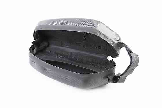 Сумка на раму 220х90х85мм, кріпл. на липучці, чорна "карбон" Киев