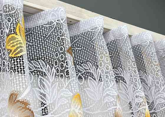 Кухонна арка VR-Textil № 000к жакард білий 300х190 см (51-254) Київ