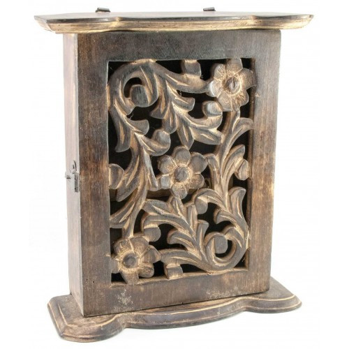 Ключниця настінна різьблена з мангового дерева Київ - фото 1