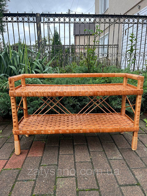 Полка плетеная для обуви из лозы Киев - изображение 10