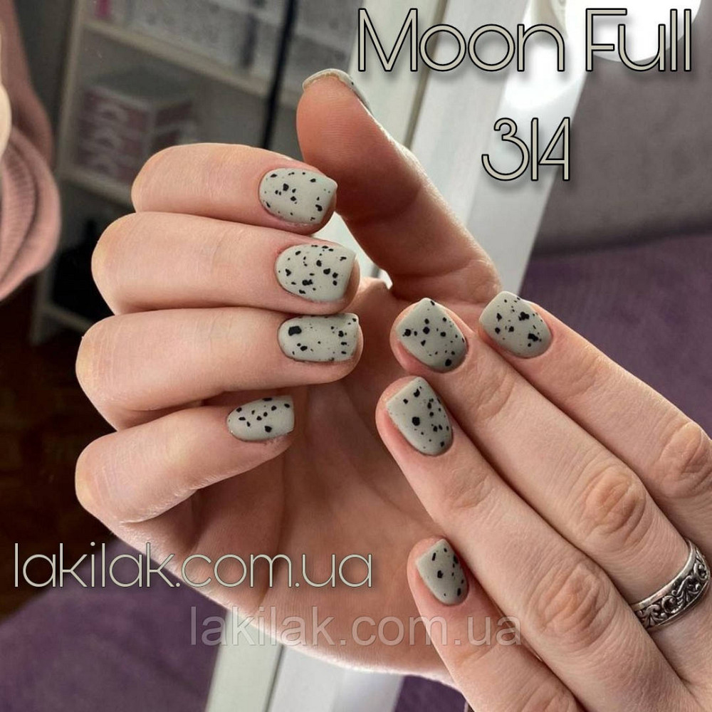 Гель-лак Moon Full №314 латте з сірою ноткою 8мл Херсон - фото 1