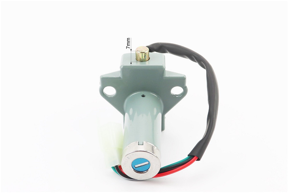 Замки к-кт (запалювання, кришка бака прямокутна) 125J Київ - фото 3