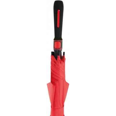 Парасоля Economix Promo Greenland тростина автомат, чорно/червона (E98411) Вінниця