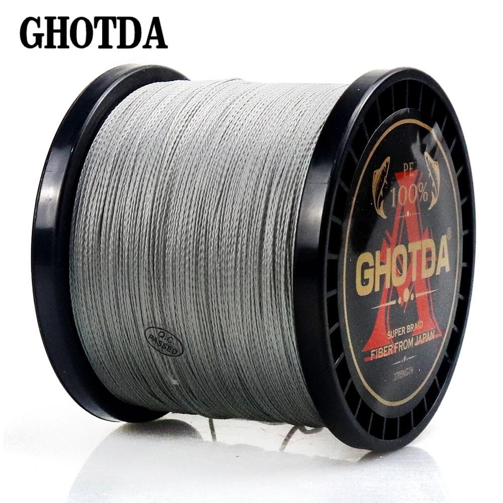 Шнур рыболовный плетёный GHOTDA 150м, 8 жил, синий Киев - изображение 3