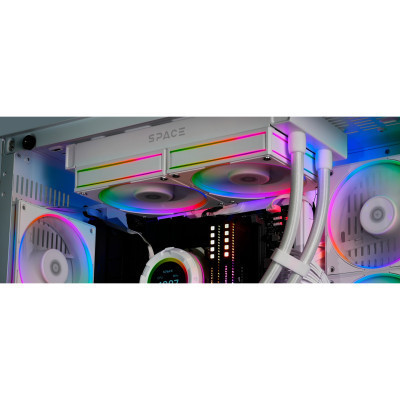 Кулер для корпуса ID-Cooling AF-127-ARGB-W Винница - изображение 7