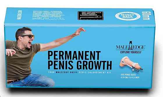 Экстендер для увеличения члена Male Edge Basic, ремешковый, масса всего 65 г, прочный пластик Sex Aura Киев