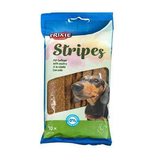 Лакомство Trixie Stripes для собак полоски с мясом домашних птиц 100 г Киев