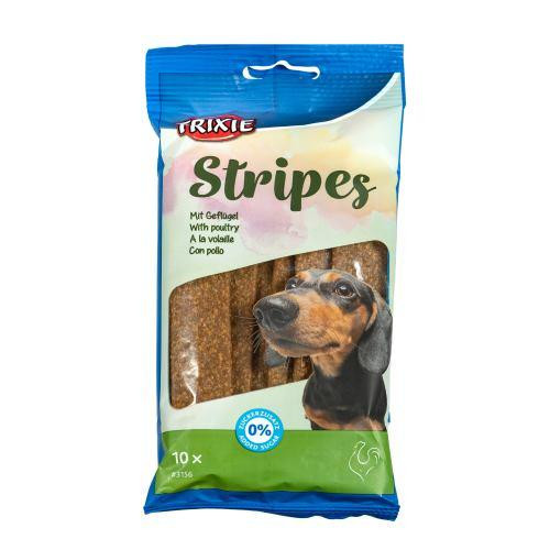 Лакомство Trixie Stripes для собак полоски с мясом домашних птиц 100 г Киев - изображение 3