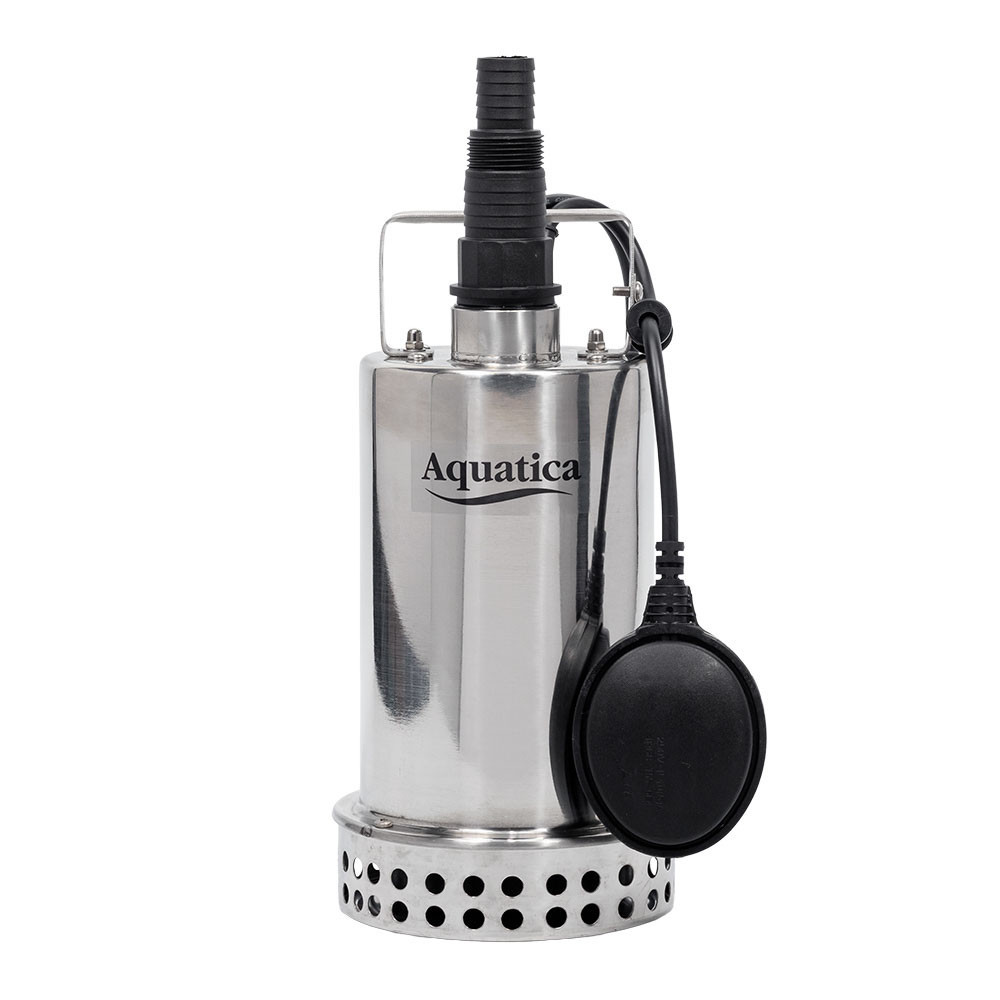 Насос дренажный садовый 0.75кВт Hmax 8м Qmax 180л/мин (часто до 5мм, нерж) AQUATICA (773055) Ровно - изображение 9