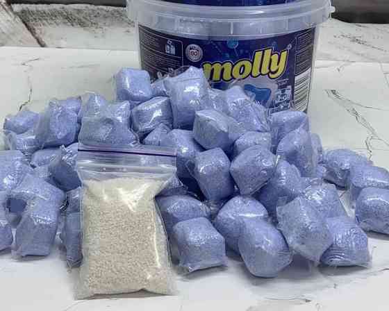 Капсулы-порошок для стирки Molly 2X Power 80 шт в ведре + ополаскиватель в подарок Виноградов