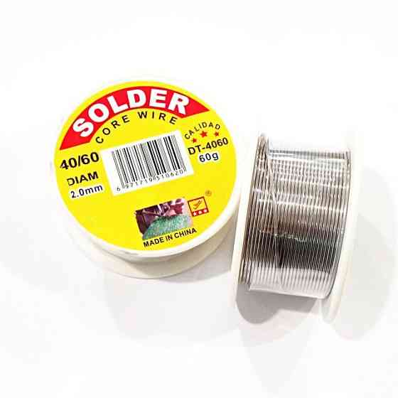 Припой Олово для пайки SOLDER 2мм, 60г. Днепр