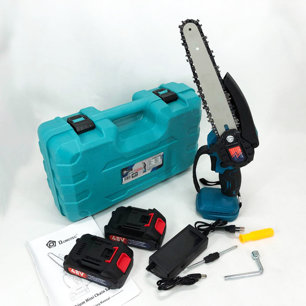 Переносная цепная пила на аккумуляторе Domotec 8