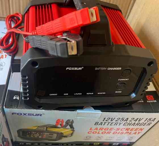 Импульсное зарядное устройство FOXSUR 12V 25А 24V 15A с функцией Бустер. Харьков