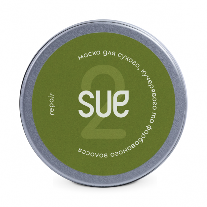 Маска Repair для сухих, вьющихся и окрашенных волос Sue 100 мл Киев - изображение 1