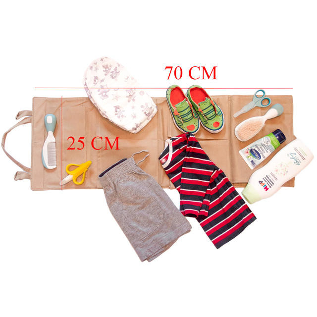 Подвесной органайзер для шкафчика в детский сад E002-beige (бежевый) Сумы - изображение 2