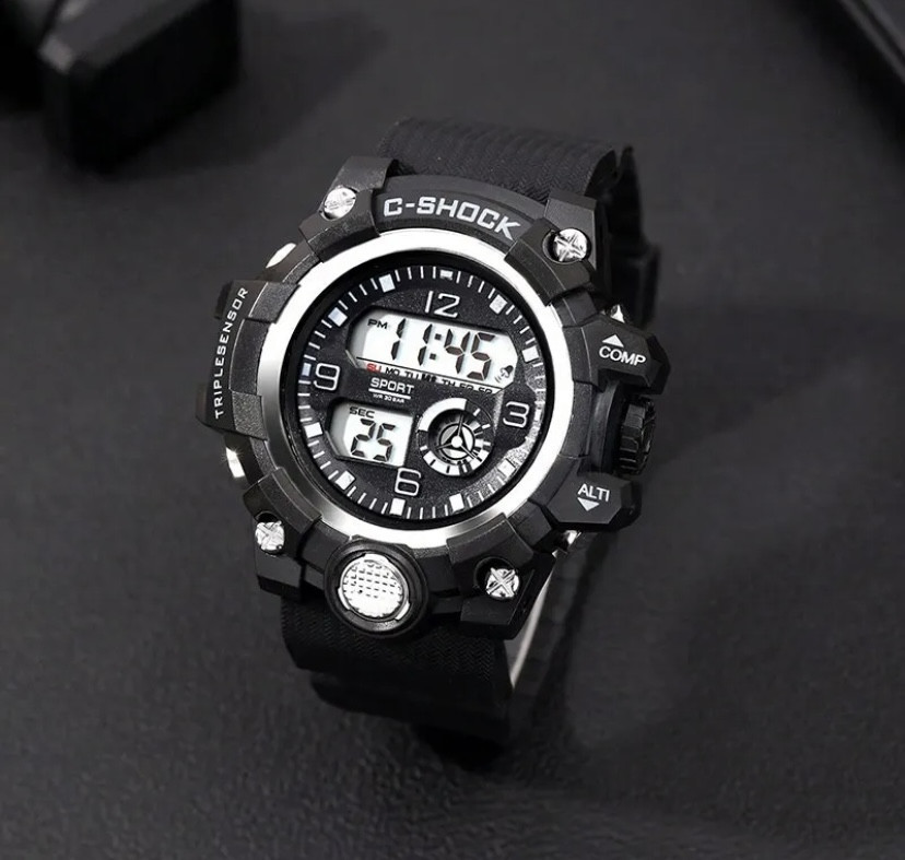 Наручные спортивные мужские часы диам 4,6 дл. 26см шир рем 2,2см, без подарочной коробки Киев - изображение 2