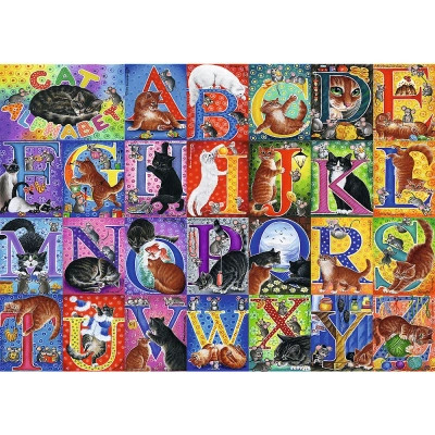Пазл Trefl Кошачья азбука 500 элементов (5900511375275) Винница - изображение 2