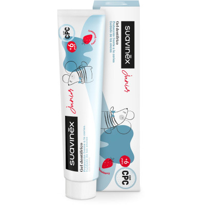 Детская зубная паста Suavinex Junior гель із фтором 1400 ppm, від 6 років (309013) Винница - изображение 1