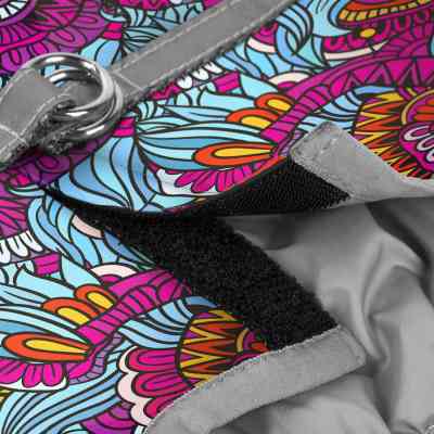 Шлей для собак WAUDOG Clothes с QR паспортом "Лето" S2 (2979) Винница