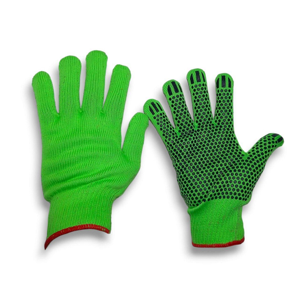 Рукавички робочі синтетичні зелені Харків - фото 3