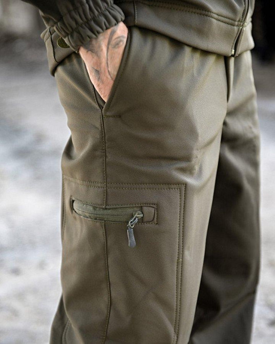 Тактичний костюм софтшел REVIVAL олива НП4862 Одеса - фото 16