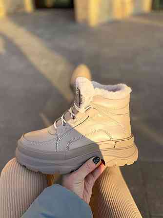 Черевики жіночі BR 07 капучіно шкіра натуральна зимові 39р. (4895) Коломия