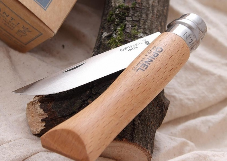 Кухонний Ніж універсальний Ніж Opinel "Inox Natural No.10" (123100) Нержавіюча сталь Нововолинськ - фото 5