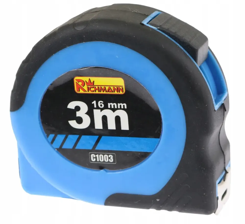 Рулетка будівельна вимірювальна Richmann 3м X 16 мм (C1003) Коломыя - изображение 2