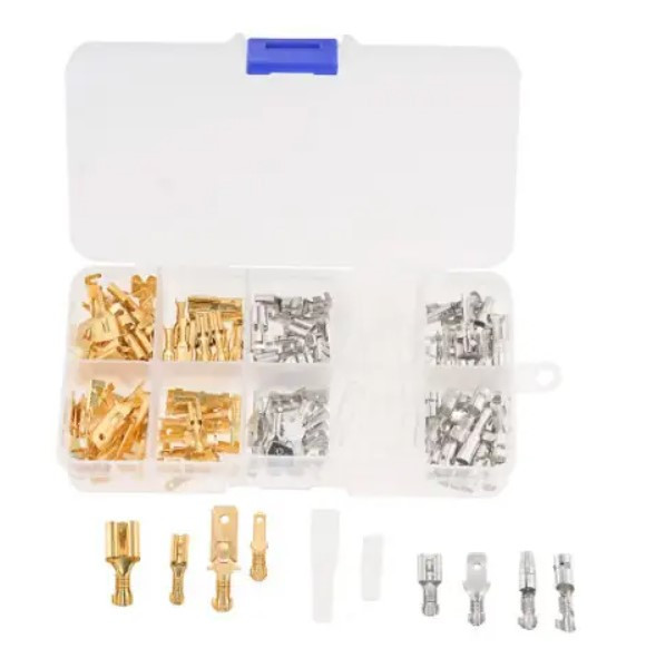 Набір із 150 клем кабельних наконечників і ізоляторів, ніж, круглий Винница - изображение 1