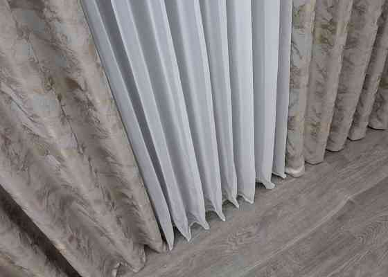 Шторная ткань жаккард 