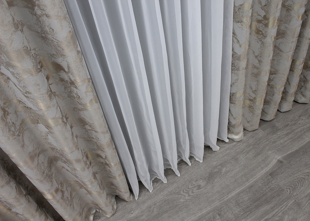 Шторная ткань жаккард 