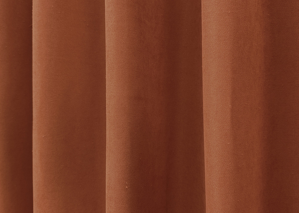 Комплект коротких штор VR-Textil Мікровелюр Petek № 1510ш Теракотовий 140х170 см 2 шт (35-0396) Київ - фото 6