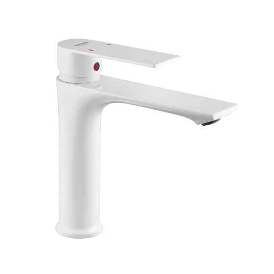 Змішувач для раковини Kroner KRP Jena — W010 білий мат Київ