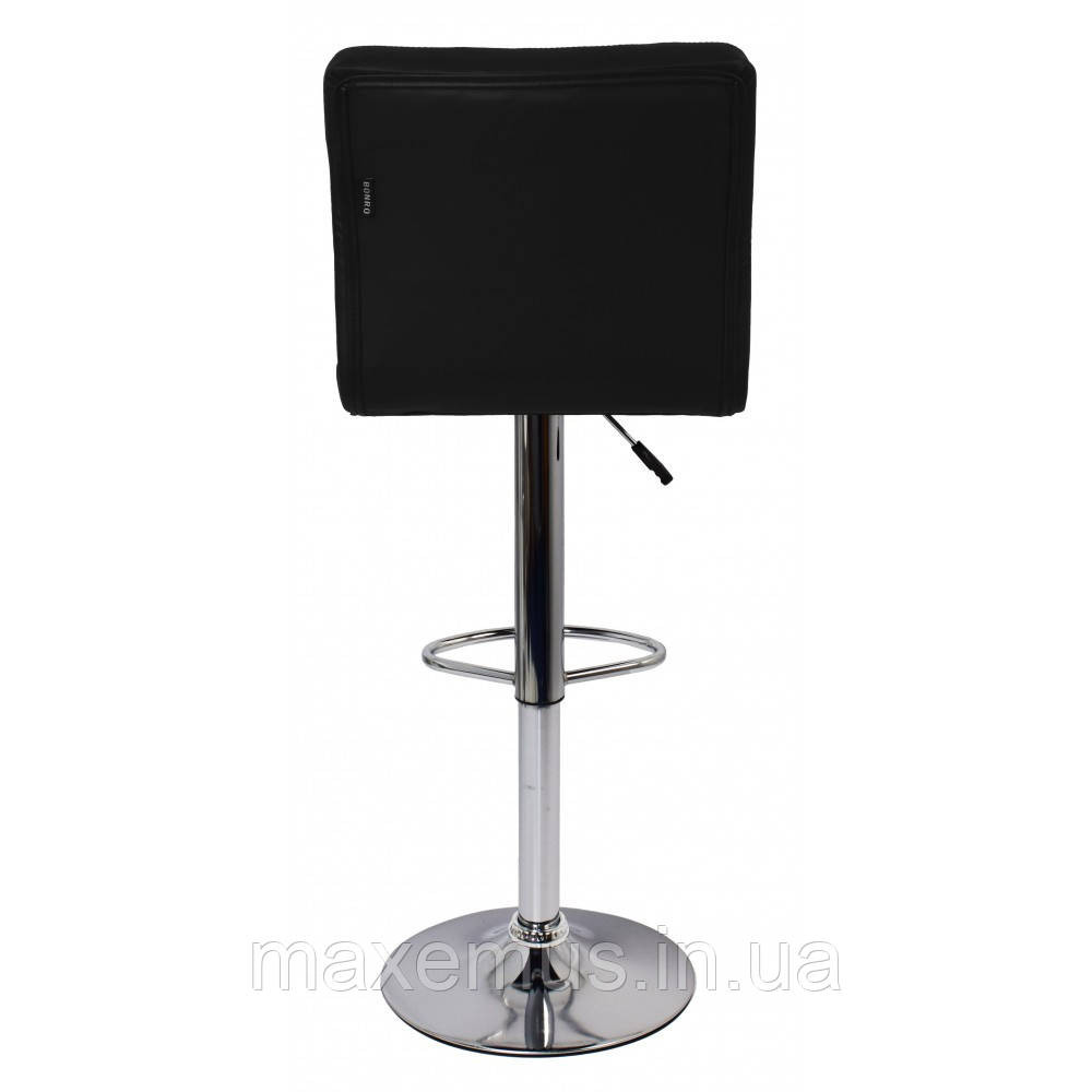 Барний стілець для барної стійки хокер з спинкою на кухню крісло барне Hoker екокожа Bonro BC-0106 ч Львів - фото 6