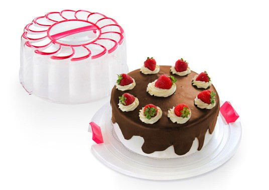 Контейнер для торта с крышкой 28 см Киев - изображение 2