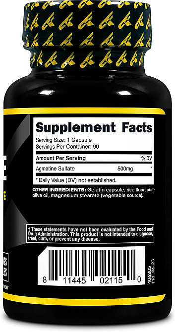 Агматин Primaforce Agmatine Sulfate, 500 mg, 90 Capsules Луцьк - фото 2