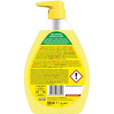 Средство для ручного мытья посуды Dual Power Carbon Plus Lemon концентрированное 600 мл (8054633838518) Винница