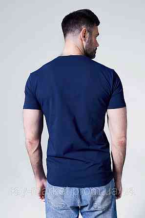 Футболка базовая Ray Premium Fit мужская темно-синяя (U0102-Navy Blue) XL Київ