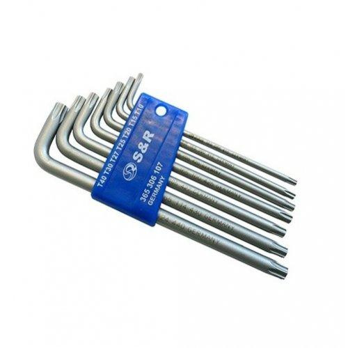 Набір шестигранних ключів S & R TX 7шт в пластиковій кліпсі(365306107) Коломыя - изображение 1